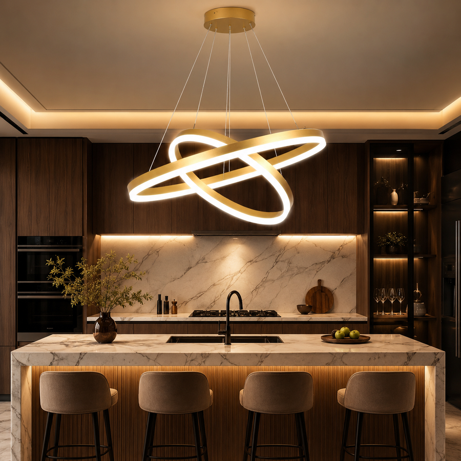 LED осветително тяло WONDERLAND Gold 2 сегмента, еквивалент 400W