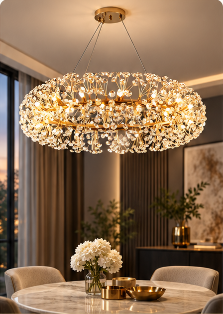 Dandelion Gold XXL в подобен интериор