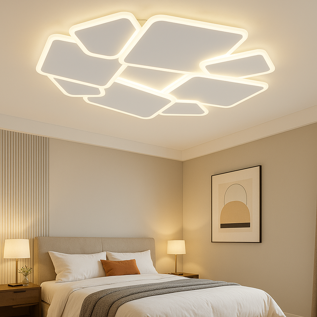 LED осветително тяло VERRA Squares 3 функции Еквивалент 650W Дистанционно