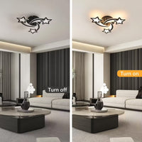 LED осветително тяло Mini STAR BLACK Еквивалент 400W Дистанционно