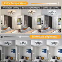LED осветително тяло Mini STAR BLACK Еквивалент 400W Дистанционно