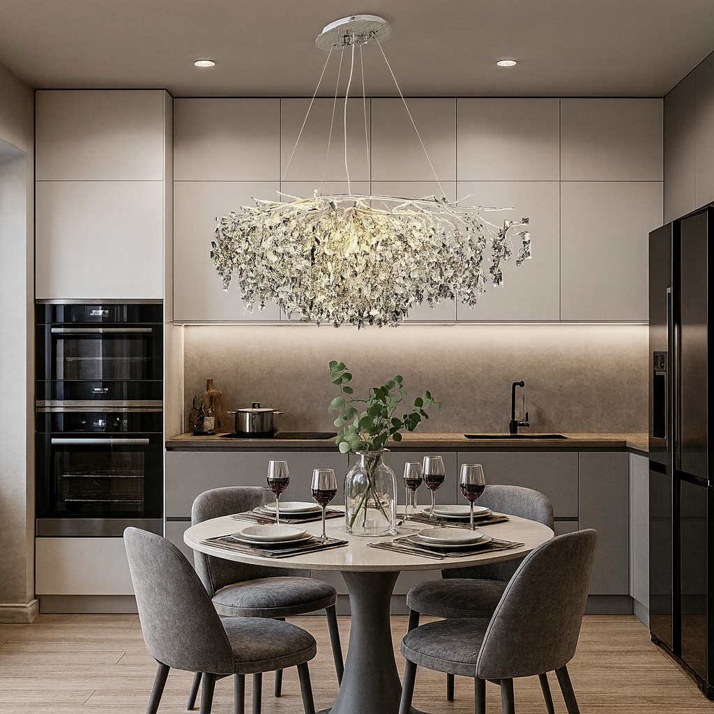 Полилей кристал LUXURY Silver SOFT 120x55cm