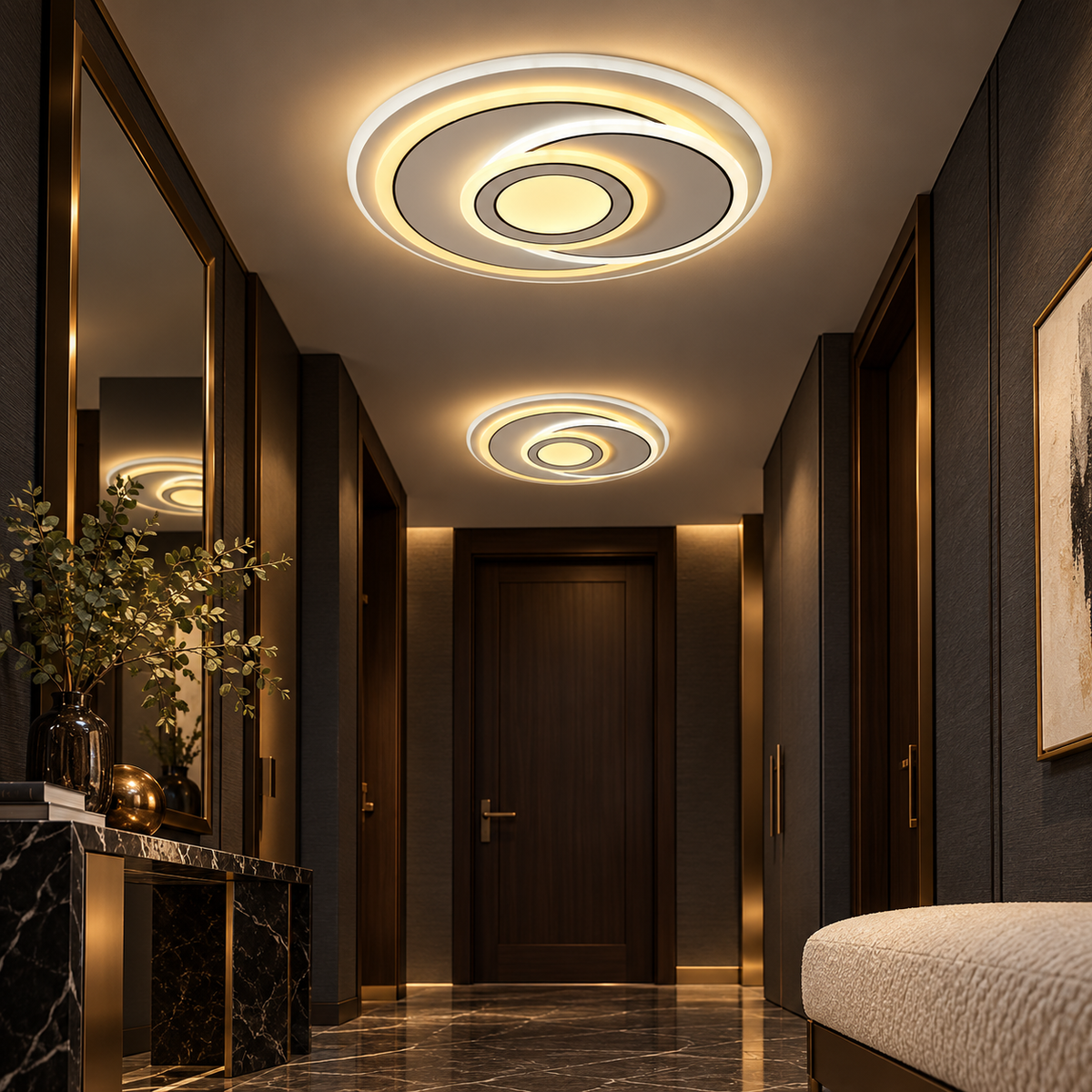 LED осветително тяло 76W Mini LARA кръгло еквивалент 250W