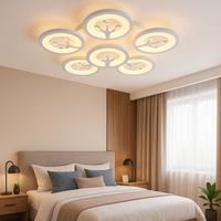 Lustra LED LEAVES Echivalent 500W Telecomanda Lighting Fixtures