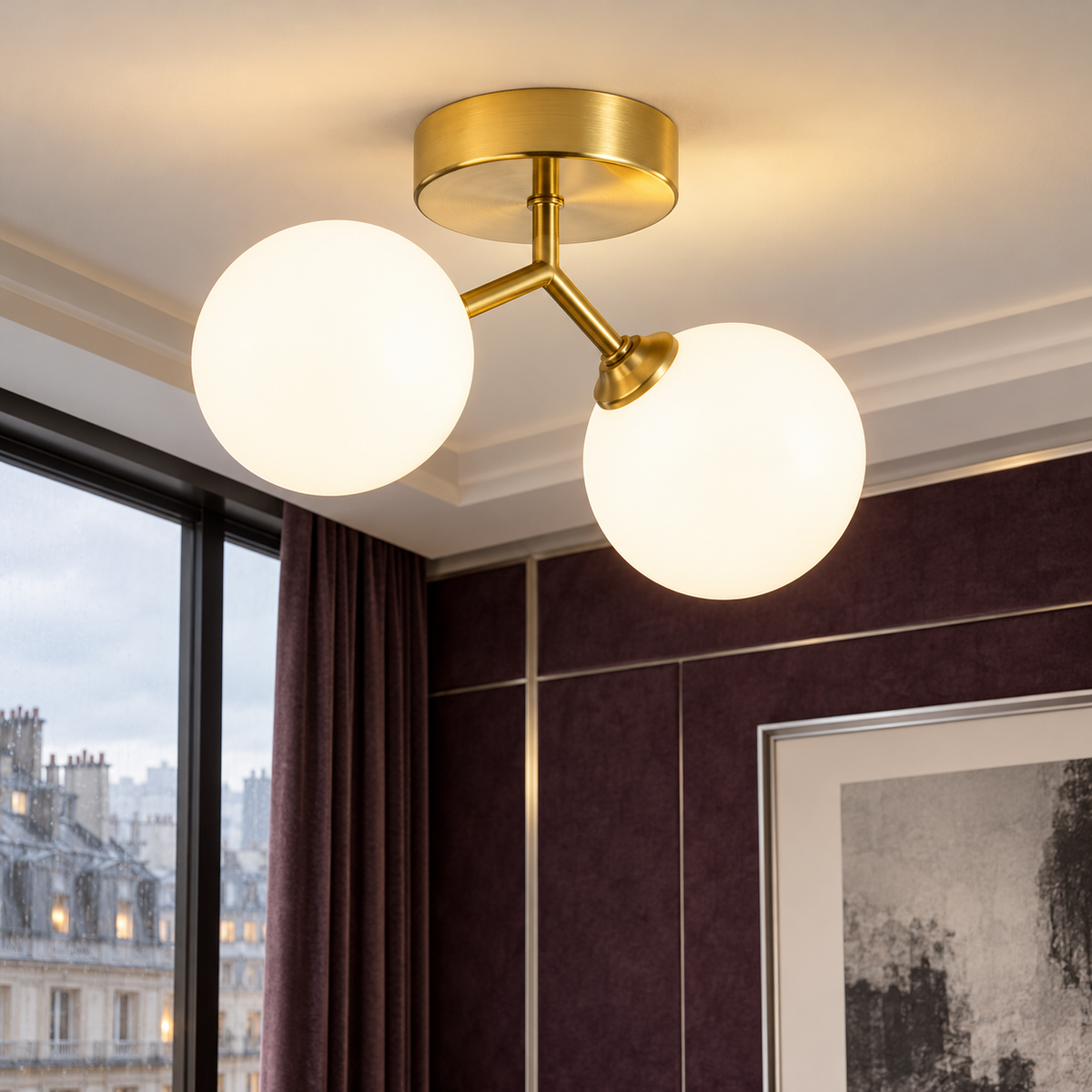 Осветително тяло Абажур Mini Epoque Gold DX2431-2B
