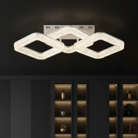 Осветително тяло LED MATEO 3 Square White еквивалент 400W с дистанционно