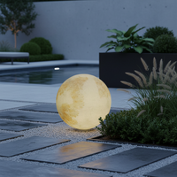 Матово външно абажурно кълбо MOONGLOW 40CM