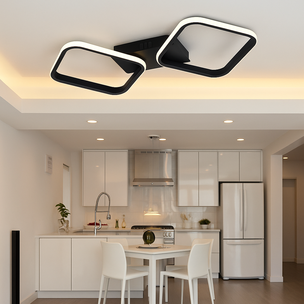 LED осветително тяло Mini Lumara Black еквивалент 200W