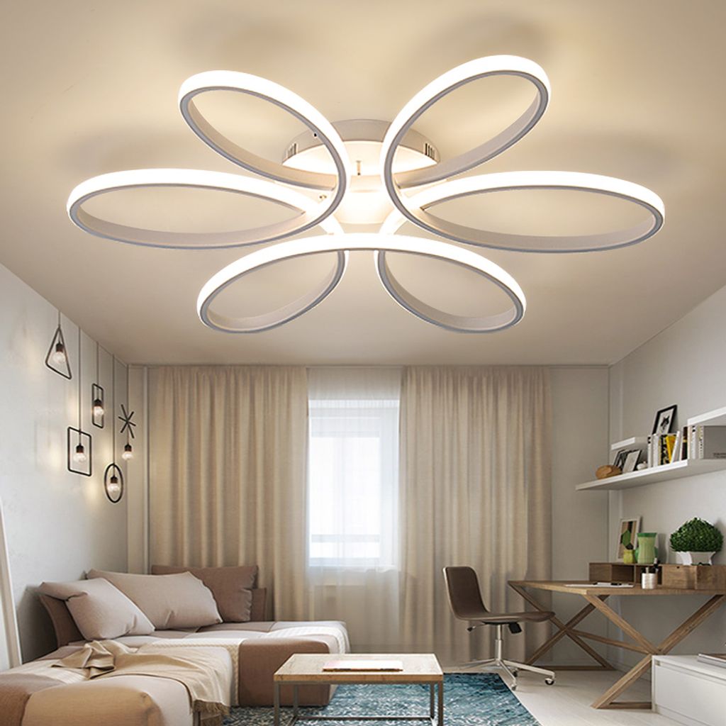 Lustra Led Daisy Alba Echivalent 800W Telecomanda Lighting Fixtures