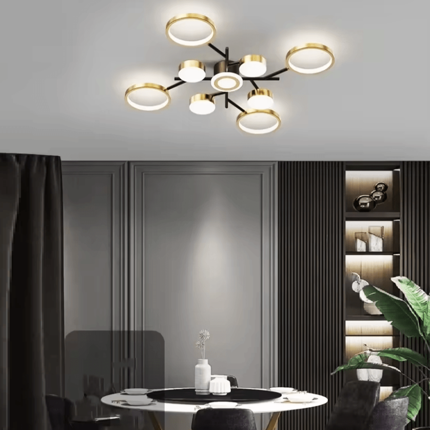 LED осветително тяло Nordic Style еквивалент 600W с дистанционно R9030-9