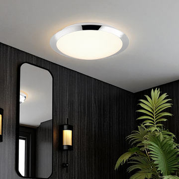 LED плафон за баня IP44 Umberto Хром 12W Еквивалент 100W