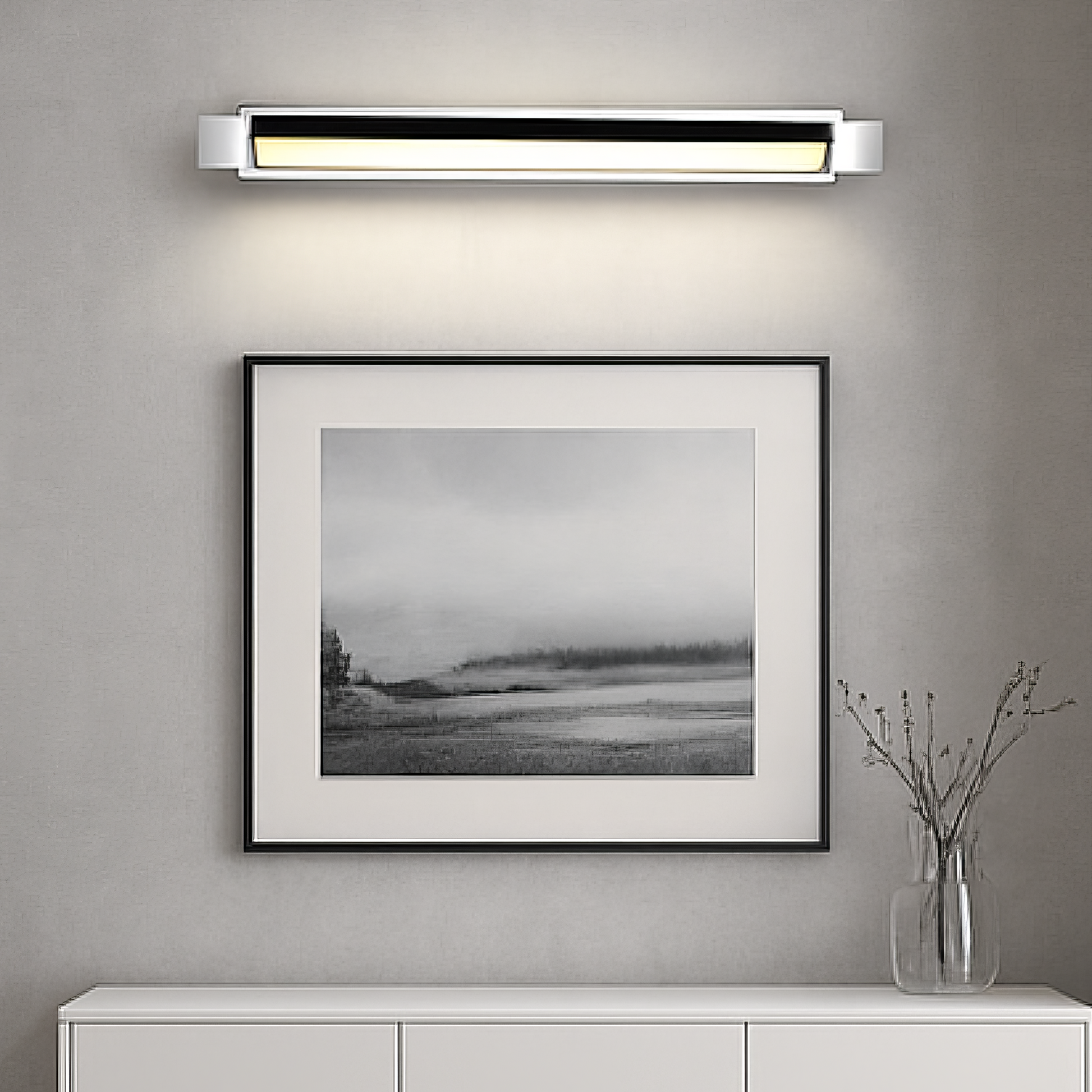 LED аплик за баня CCT димируем IP44 FABRIZIO, ориентиращ се
