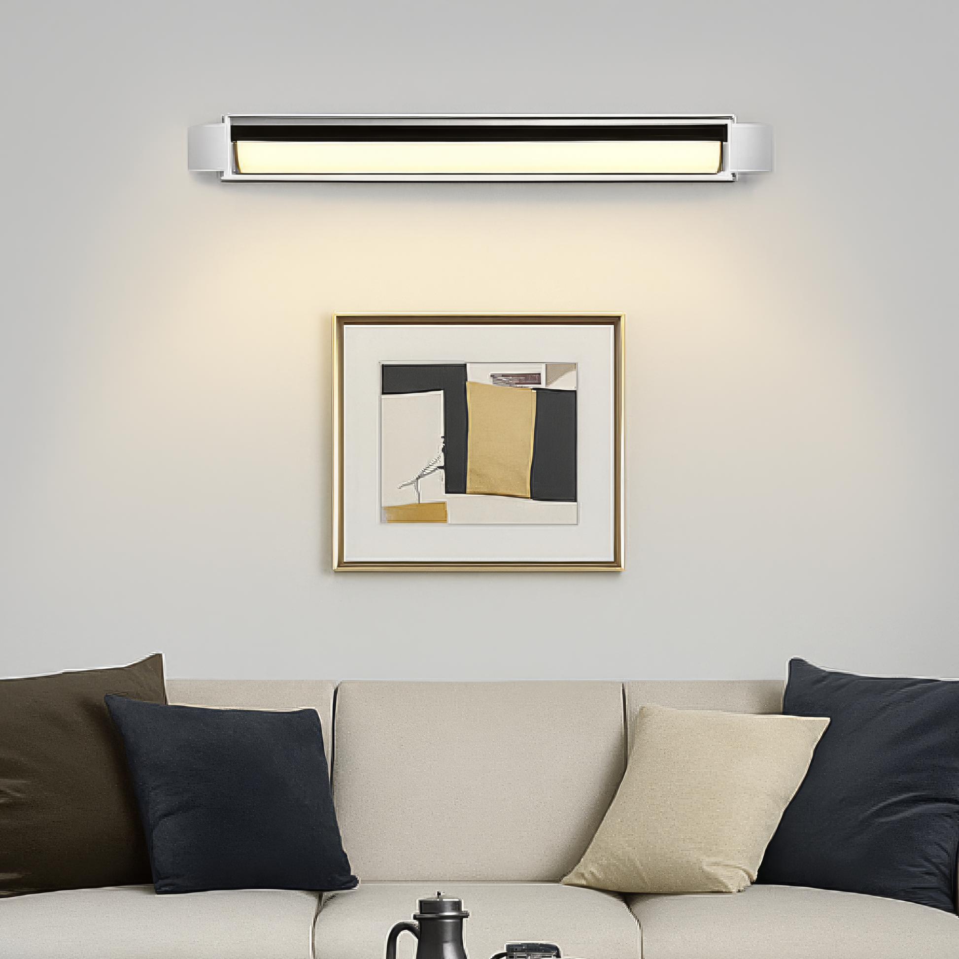 LED аплик за баня CCT димируем IP44 FABRIZIO, ориентиращ се