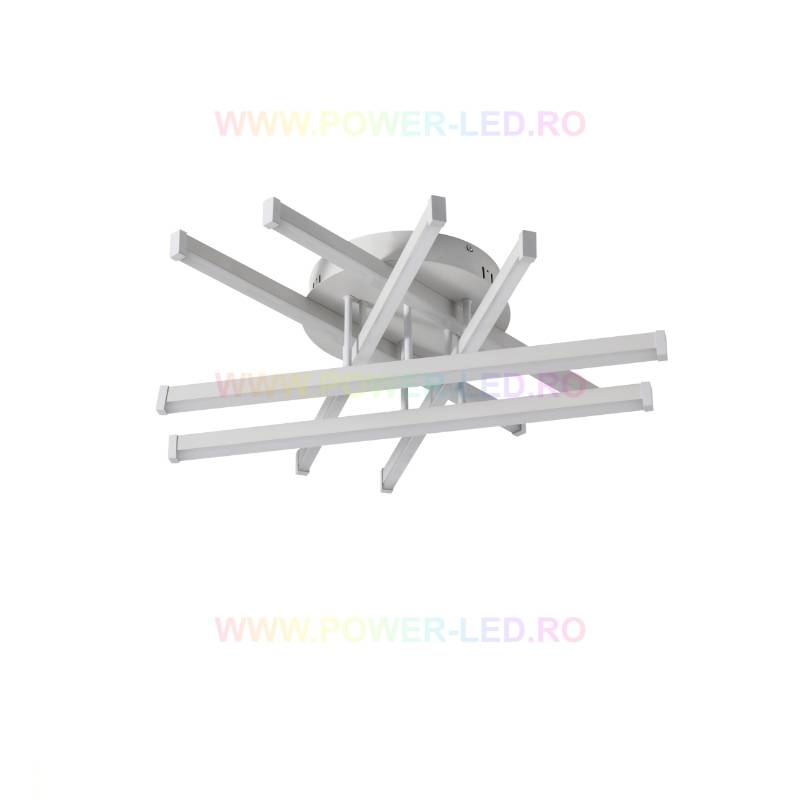 LED осветително тяло 120W 6 LINES Design Round Бяла SMART Еквивалент 500W