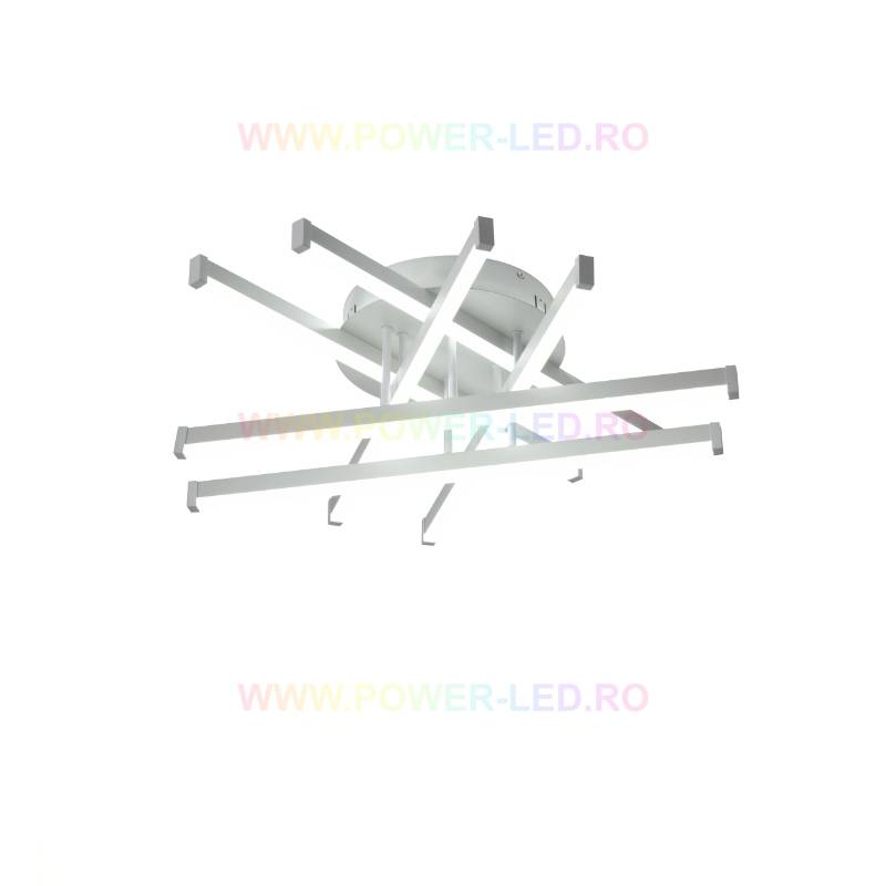 LED осветително тяло 120W 6 LINES Design Round Бяла SMART Еквивалент 500W