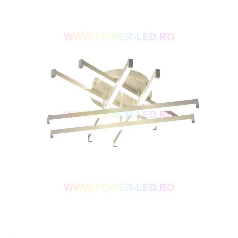 LED осветително тяло 120W 6 LINES Design Round Бяла SMART Еквивалент 500W