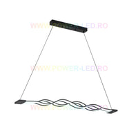LED осветително тяло Waves Black еквивалент 800W с дистанционно
