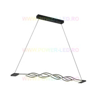 LED осветително тяло Waves Black еквивалент 800W с дистанционно