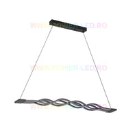 LED осветително тяло Waves Black еквивалент 800W с дистанционно