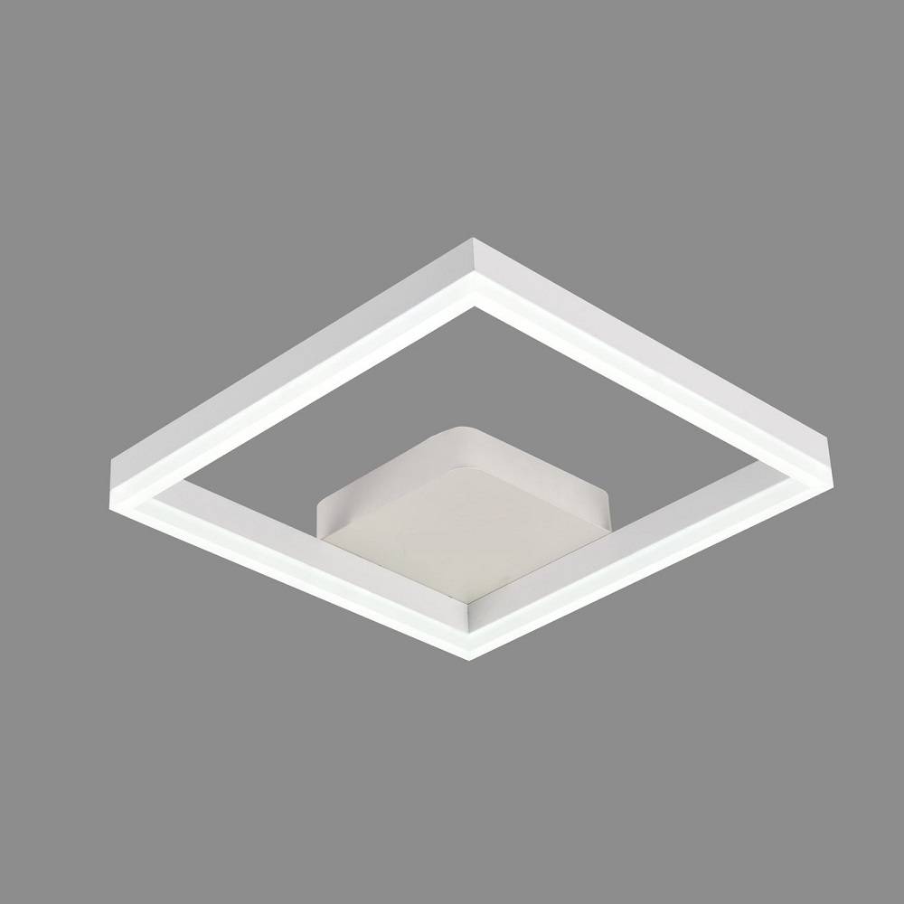 LED осветително тяло 80W ONE SQUARE Design Бял Дистанционно