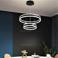 LED осветително тяло 204W KING Black 2 сегмента с дистанционно