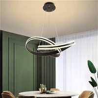 LED осветително тяло 192W Bianca Wenge 2 сегмента с дистанционно, еквивалент 500W