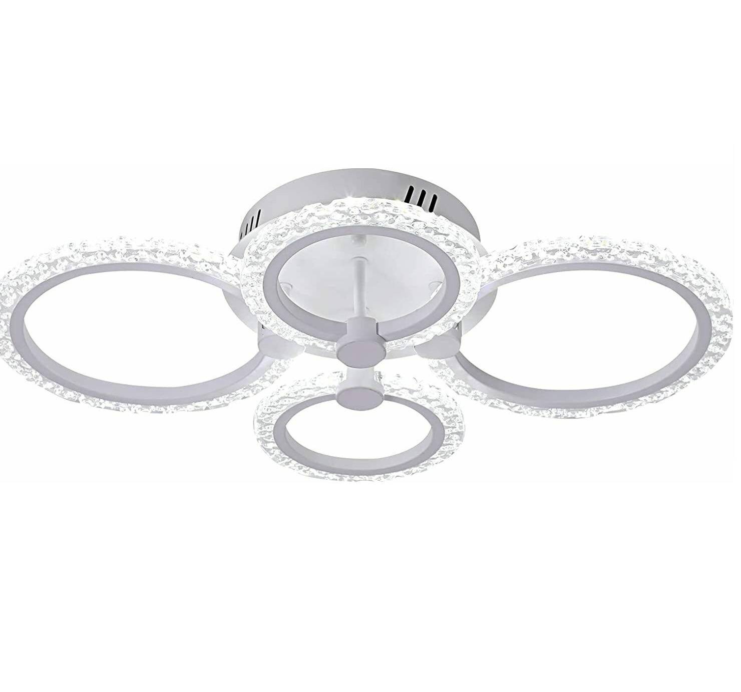 LED осветително тяло 2+2 CIRCLE Bubble Еквивалент 400W Дистанционно управление