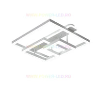 LED осветително тяло 214W BRUNOS SQUARES Бяло Дистанционно