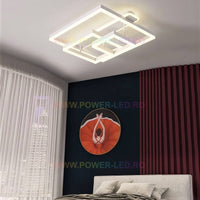 LED осветително тяло 214W BRUNOS SQUARES Бяло Дистанционно