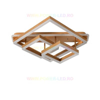 LED осветително тяло ALLIS SQUARES Gold Еквивалент 800W Дистанционно управление