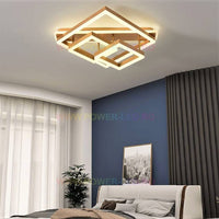 LED осветително тяло ALLIS SQUARES Gold Еквивалент 800W Дистанционно управление