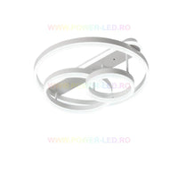 LED осветително тяло 174W BRUNOS RINGS Бяло с дистанционно
