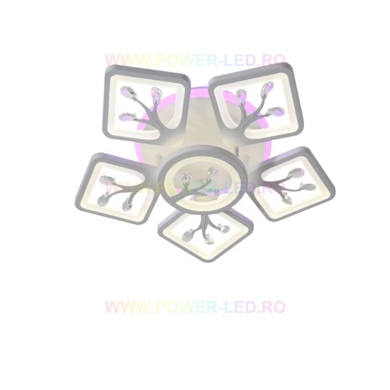 LED осветително тяло LEAVES RGB Еквивалент 600W с дистанционно