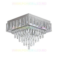 LED осветително тяло 120W ELEGANCE SQUARE Maxi Cristal с дистанционно