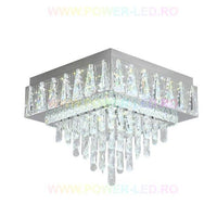 LED осветително тяло 120W ELEGANCE SQUARE Maxi Cristal с дистанционно