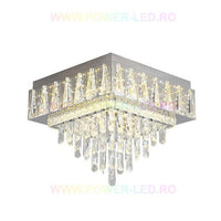 LED осветително тяло 120W ELEGANCE SQUARE Maxi Cristal с дистанционно