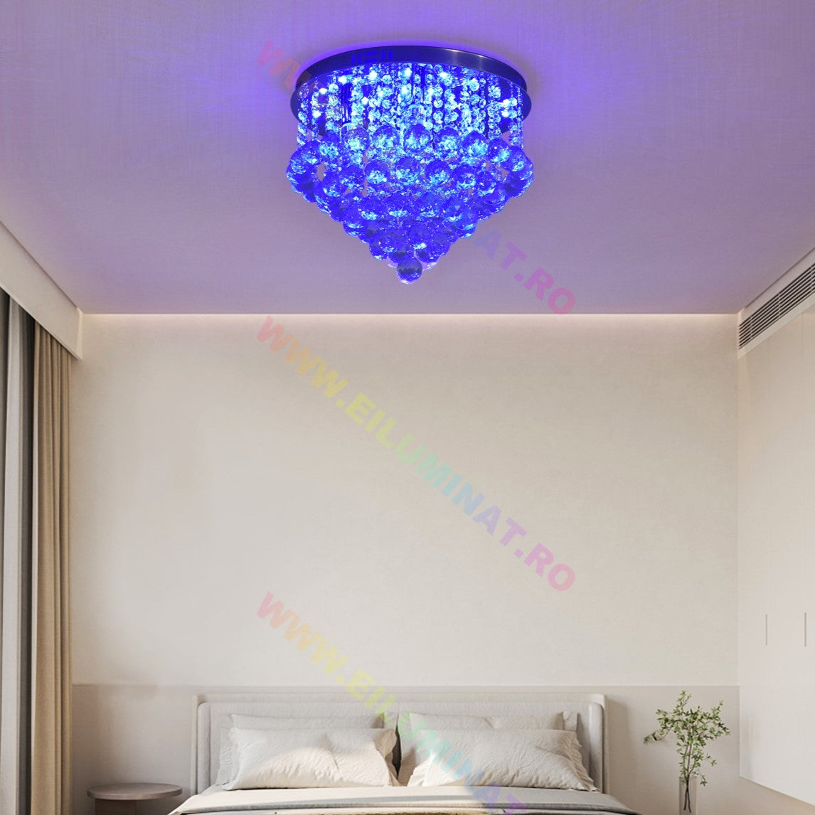 Кристален полилей LORY RGB с дистанционно управление