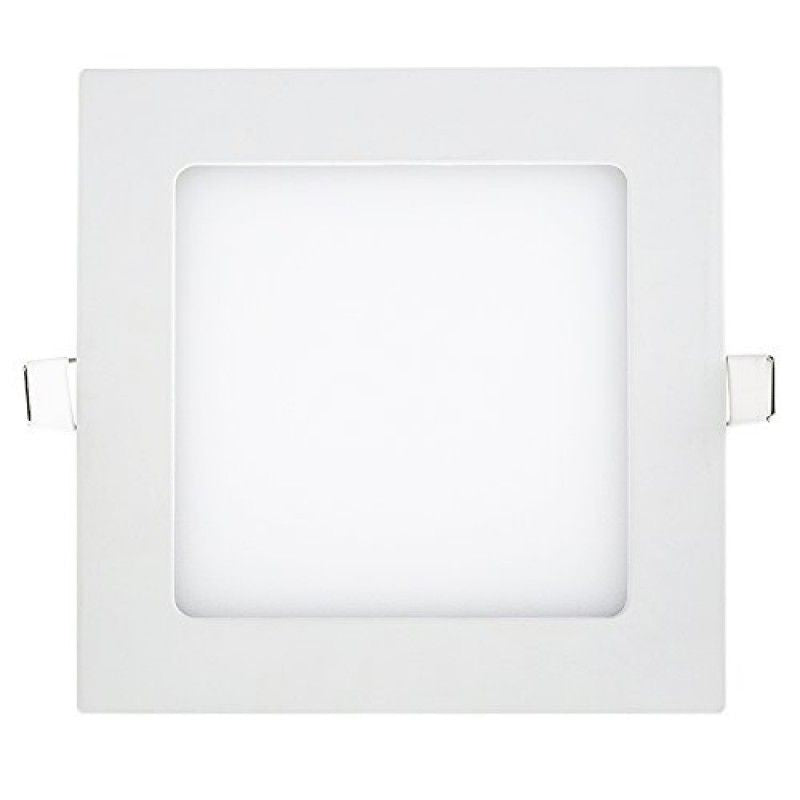 LED спот 3W Slim квадратен бял / 89x89mm / вграден