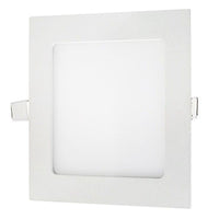 LED спот 6W Slim квадратен бял / 113x113mm / вграден