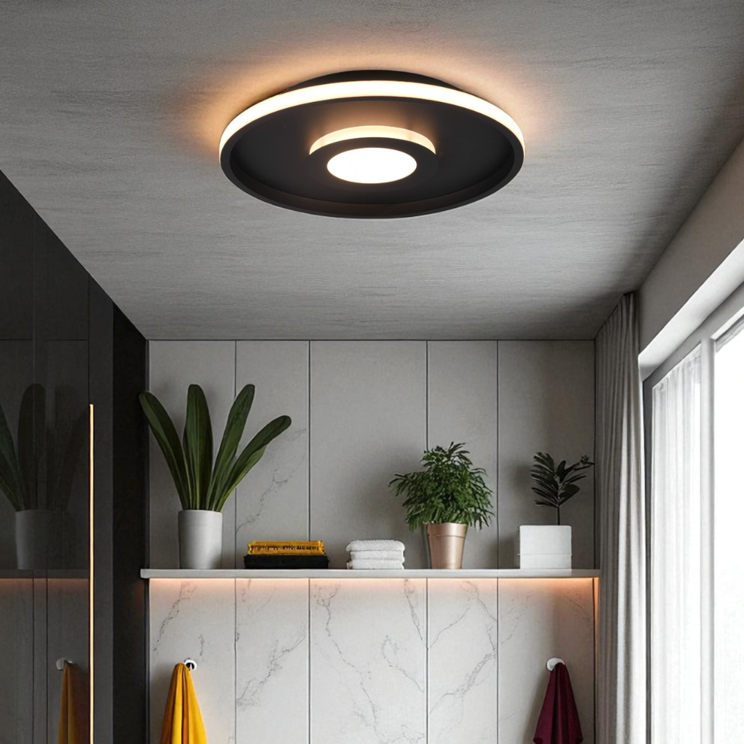 аплик LED ASCARI Black IP44 Premium