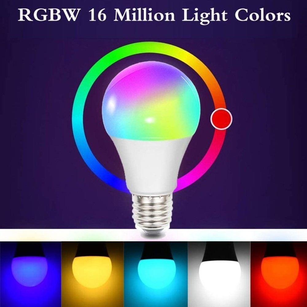 LED крушка E27 10W RGB с дистанционно