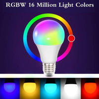 LED крушка E27 10W RGB с дистанционно