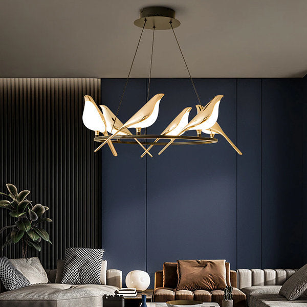 LED осветително тяло Luxury 6 Golden Swallow