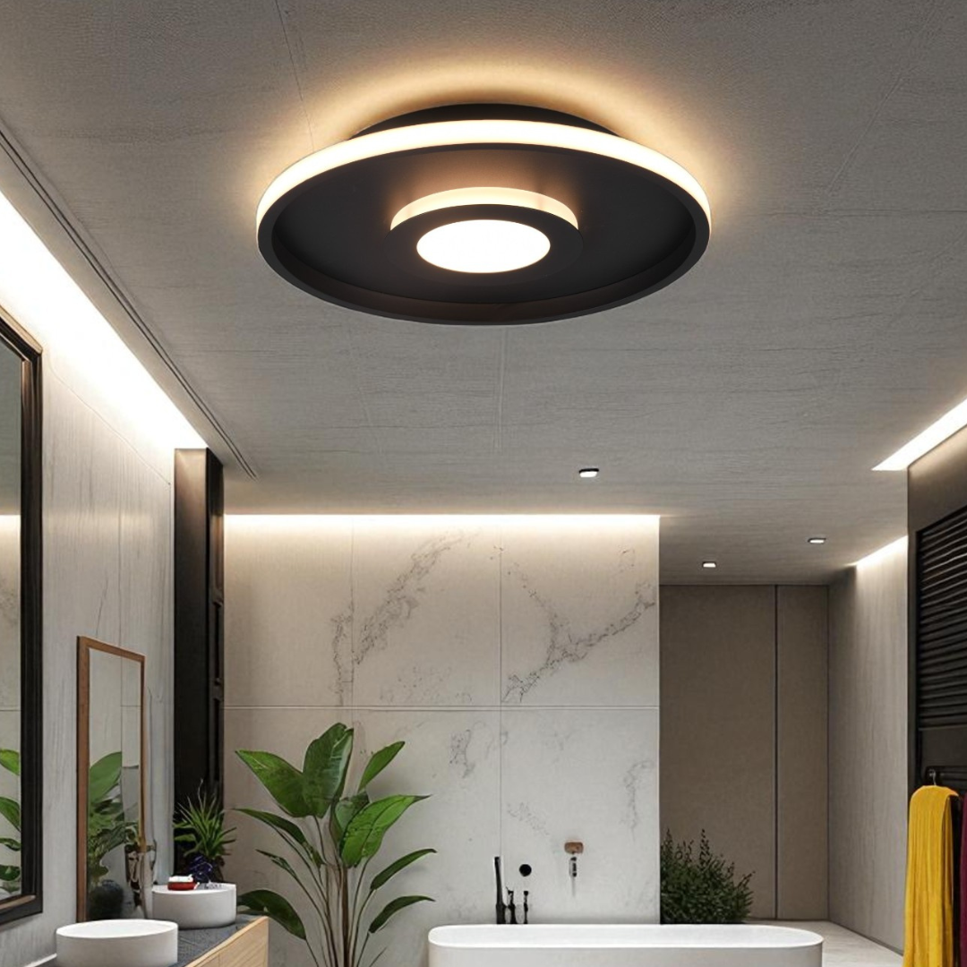 аплик LED ASCARI Black IP44 Premium