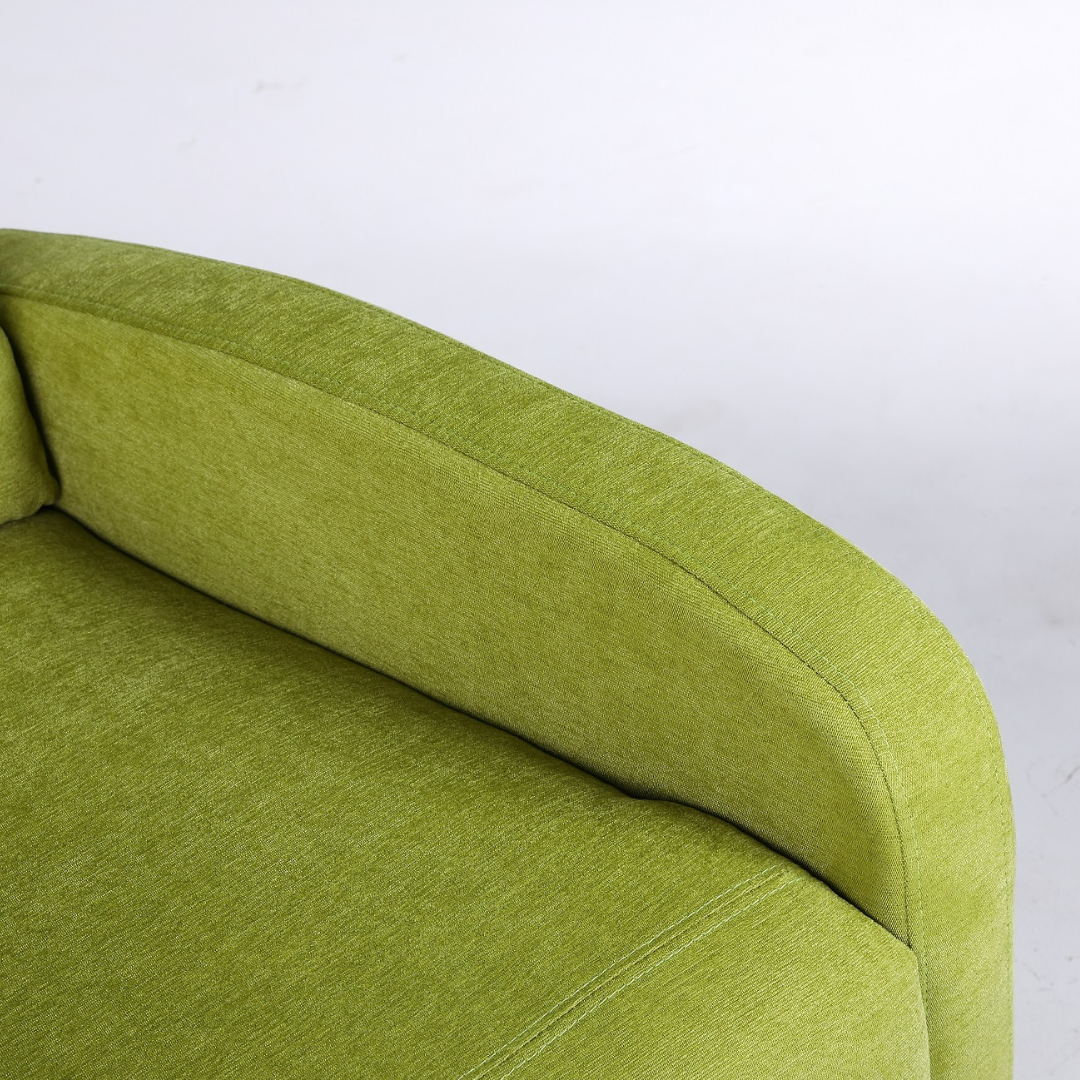 Релакс фотьойл с механизъм Recliner, зелена дамаска