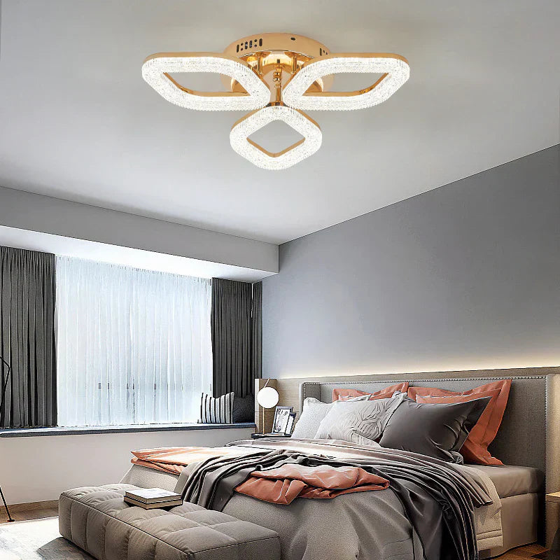 LED осветително тяло Golden 3 Diamonds Еквивалент 250W Дистанционно
