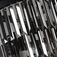 Candelabru Cristal SMOKY BLACK/GREY ROUND 600mm NEGRU + GRI / 60CM / CRISTAL Chandeliers Crystal