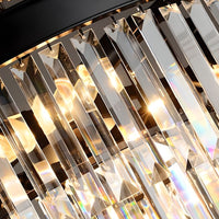 Candelabru Cristal SMOKY BLACK/GREY ROUND 600mm NEGRU + GRI / 60CM / CRISTAL Chandeliers Crystal