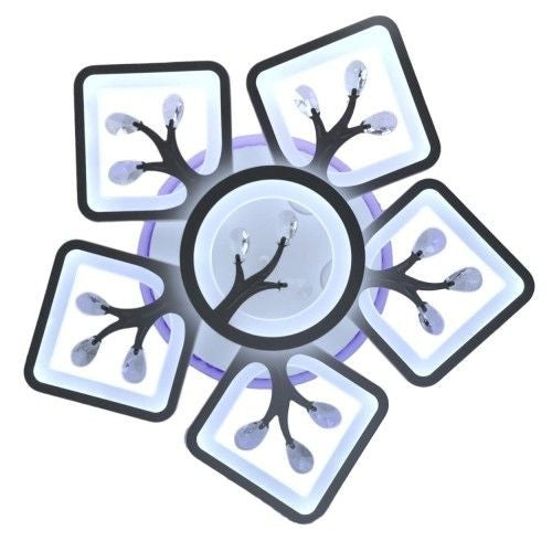 LED осветително тяло LEAVES RGB Еквивалент 600W с дистанционно