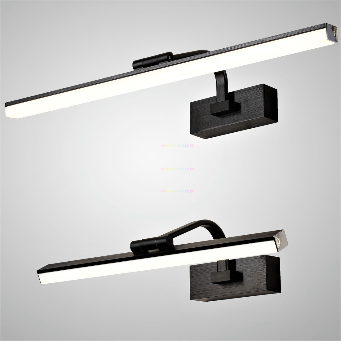 LED аплик за баня 36W 58cm черна регулируема C1299BK